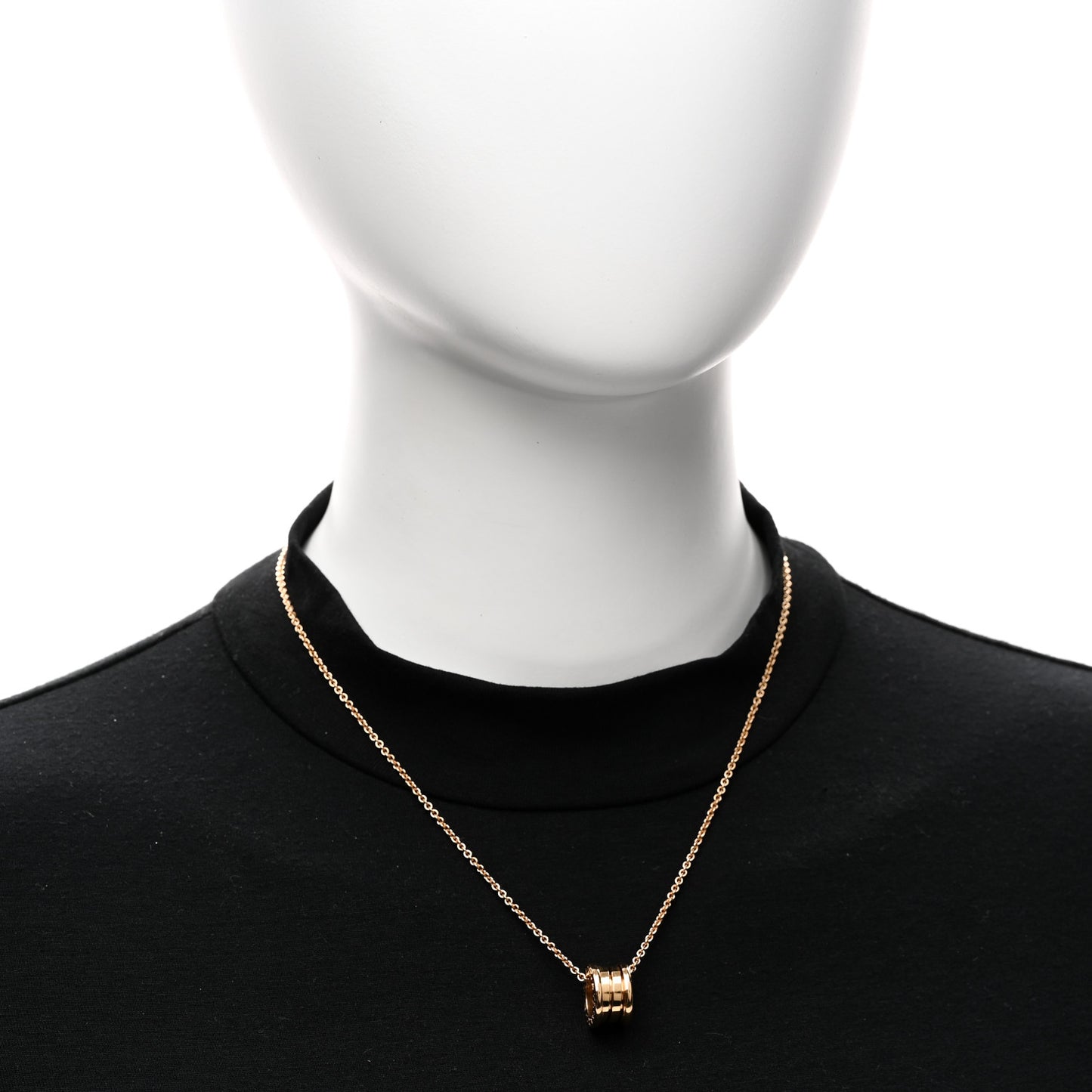 18K Rose Gold B.Zero1 Pendant Necklace