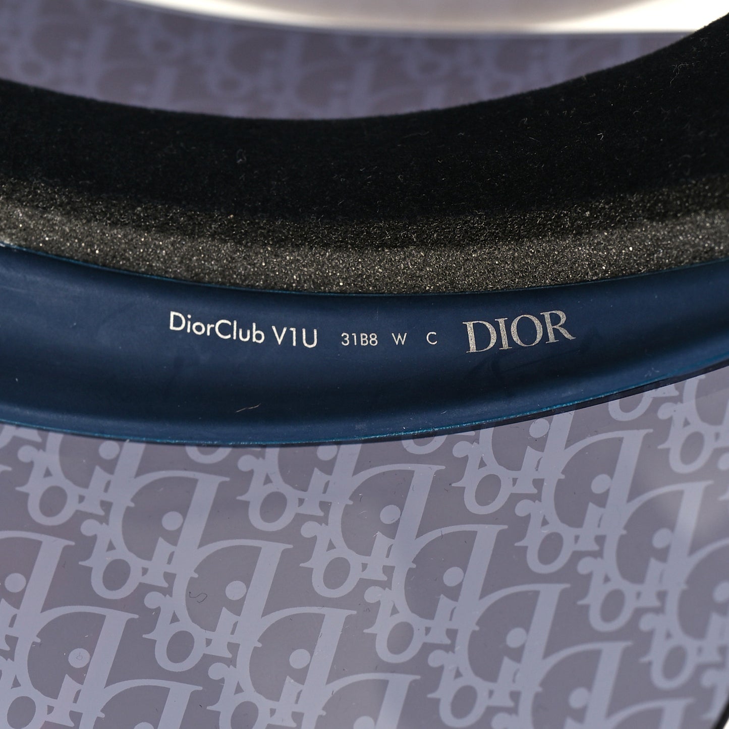 Oblique DiorClub V1U Sun Visor Blue