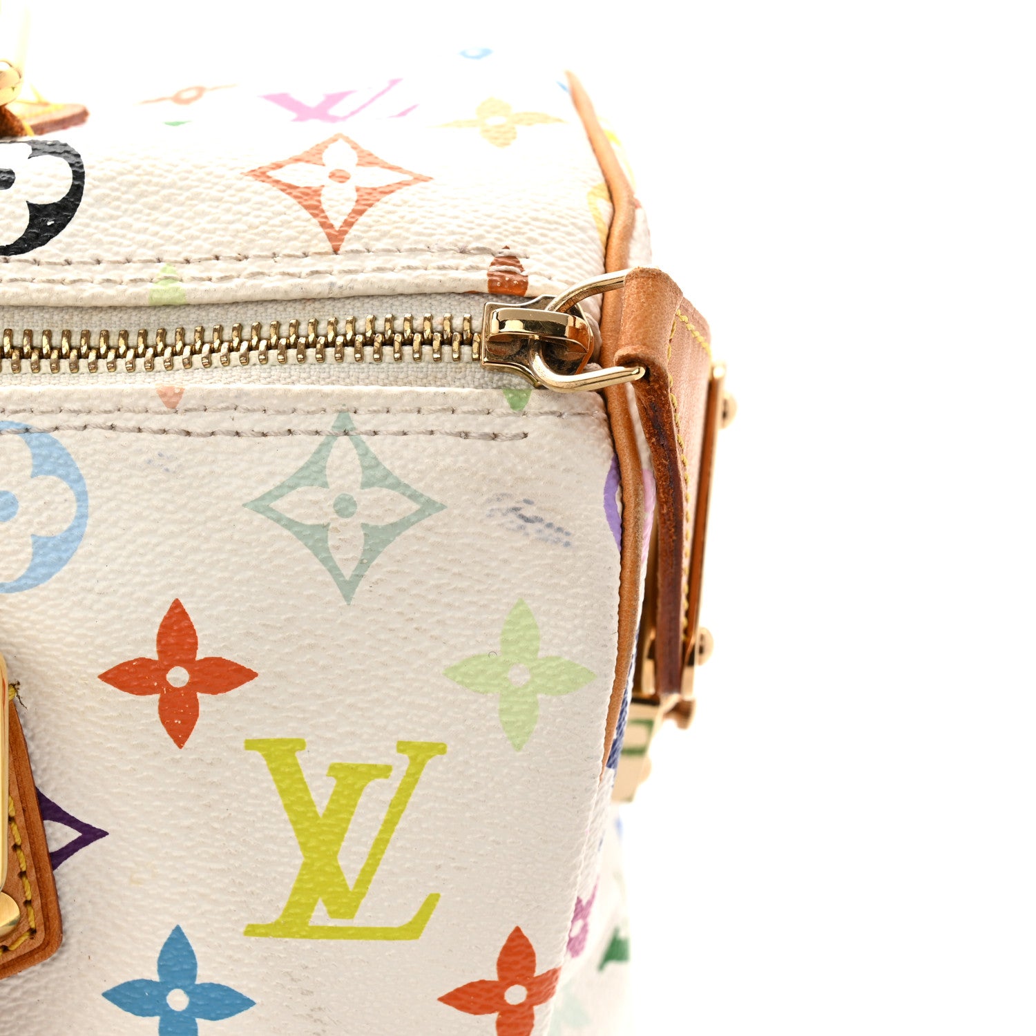 Louis Vuitton Monogram Multicolor Speedy 30 White 13 of 14
