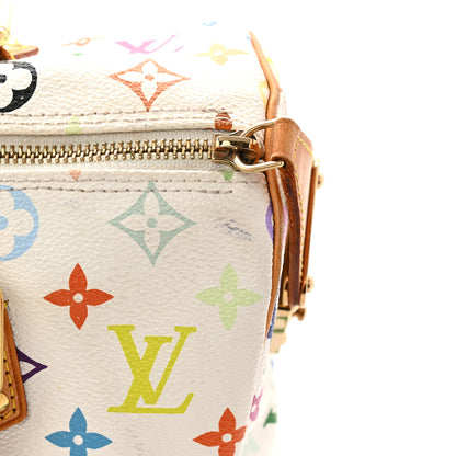 Louis Vuitton Monogram Multicolor Speedy 30 White 13 of 14