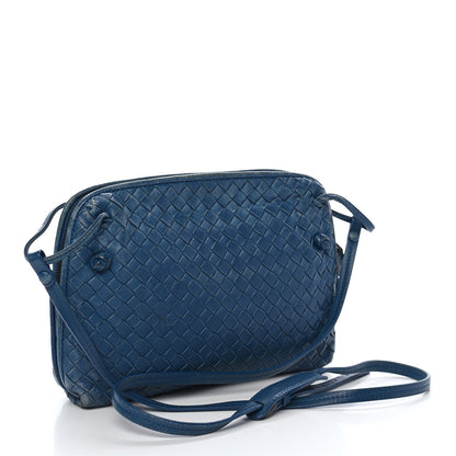 Bottega Veneta Nappa Intrecciato Nodini Bag Petrol Blue 2 of 10
