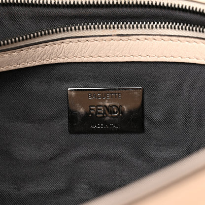 Fendi Vitello Dolce Lace Up Baguette Camelia 6 of 11