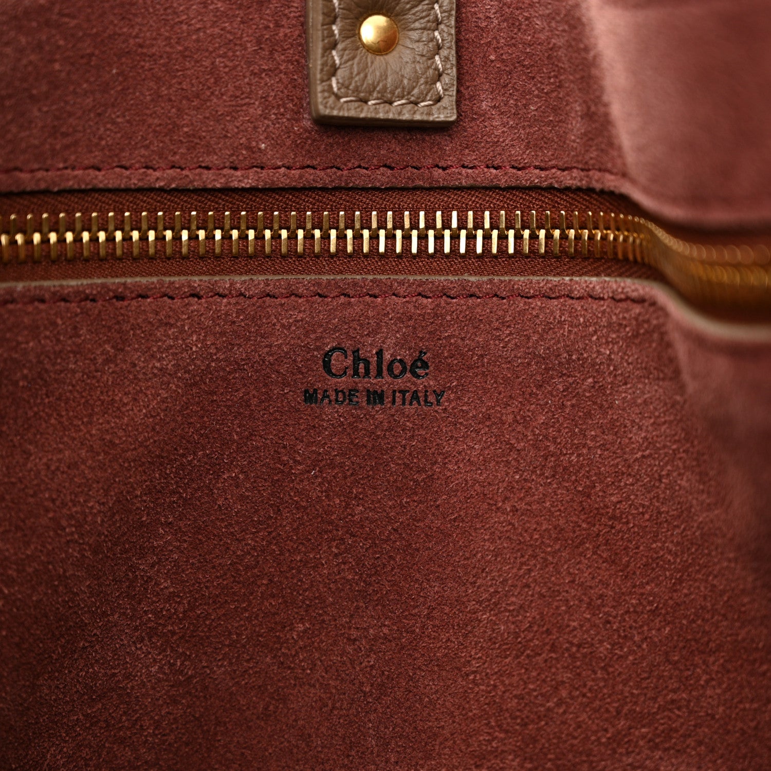 Chloe Grained Calfskin Marcie Hobo Tote Dark Nut 6 of 9