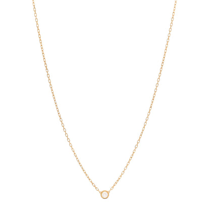 Cartier 18K Yellow Gold Diamond SM D'Amour Pendant Necklace 1 of 5