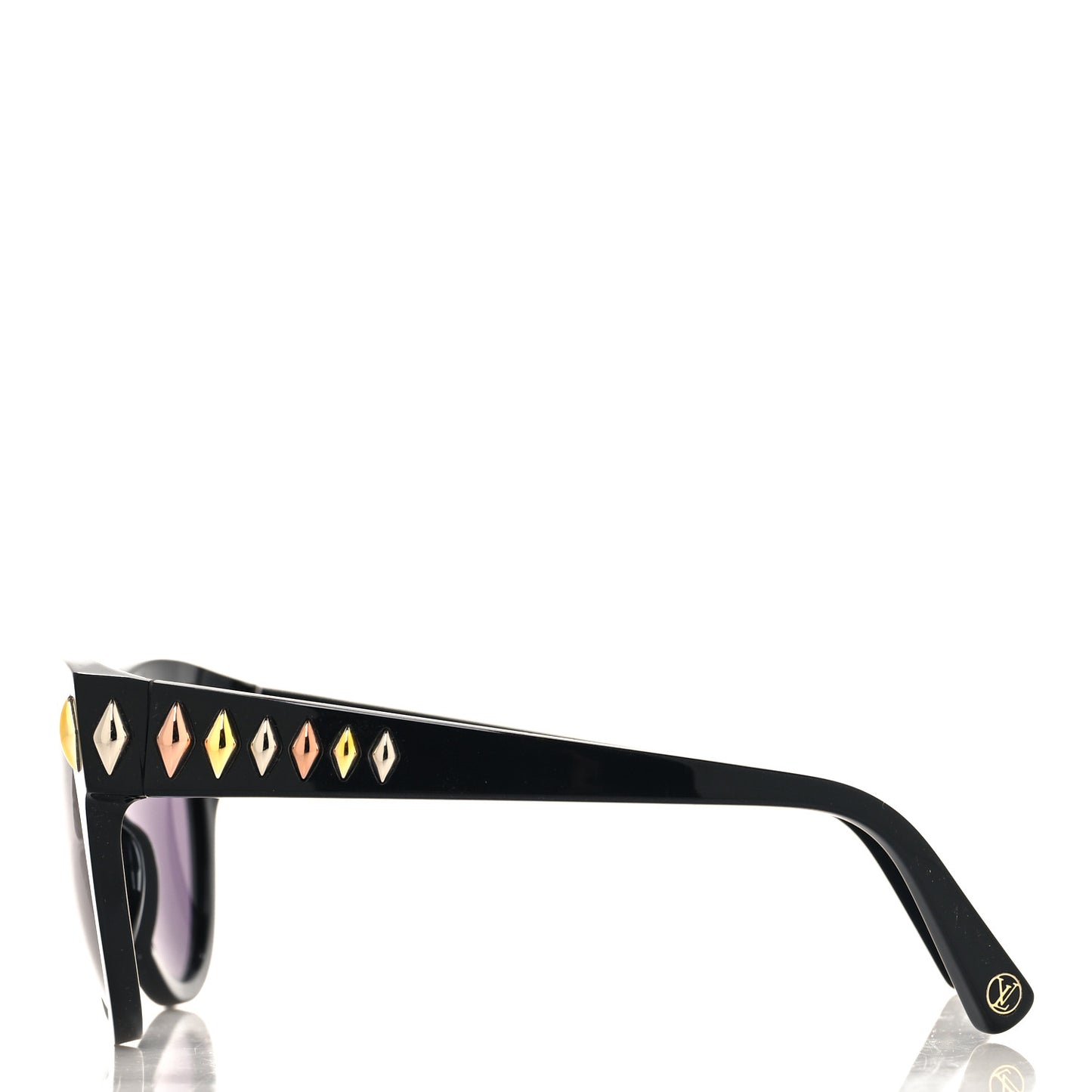 Acetate Melina Sunglasses Z0811W Black