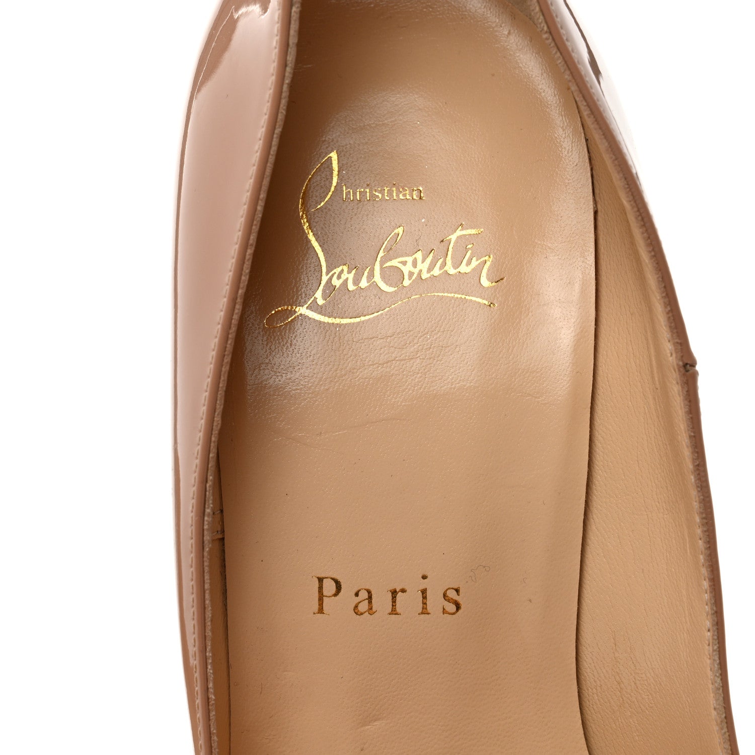 Christian Louboutin Patent So Kate 120 Pumps 36.5 Nude 6 of 7