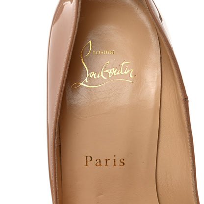 Christian Louboutin Patent So Kate 120 Pumps 36.5 Nude 6 of 7