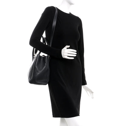 Chanel Calfskin Cerf Executive Shopper Tote Black 2 of 11