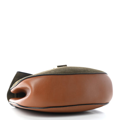 Chloe Suede Smooth Calfskin Drew Shoulder Bag Caramel 4 of 7
