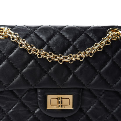Chanel Aged Calfskin Quilted 2.55 Reissue Mini Flap Black 10 of 10