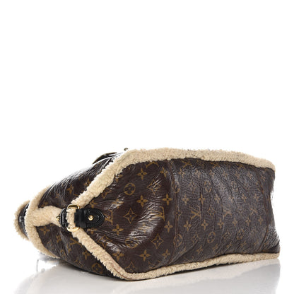Louis Vuitton Patent Monogram Shearling Sac Thunder 4 of 11