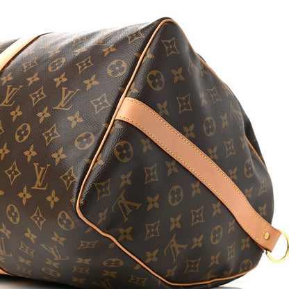 Louis Vuitton Monogram Keepall Bandouliere 50 10 of 12