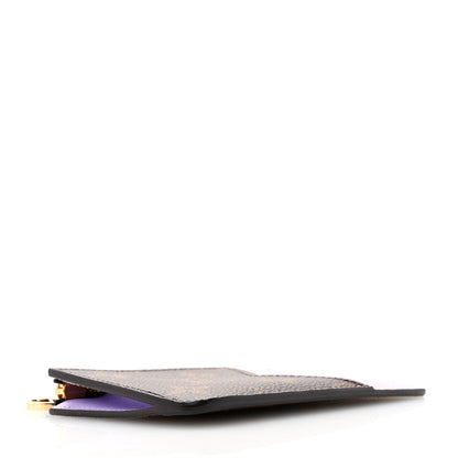 Louis Vuitton Monogram Zipped Romy Card Holder Bubble Tea 4 of 7