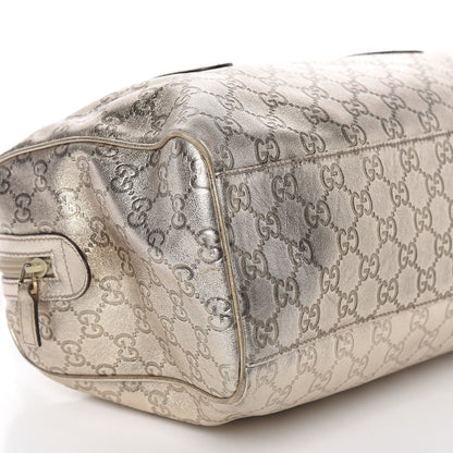 Gucci Metallic Guccissima Boston Gold 6 of 10
