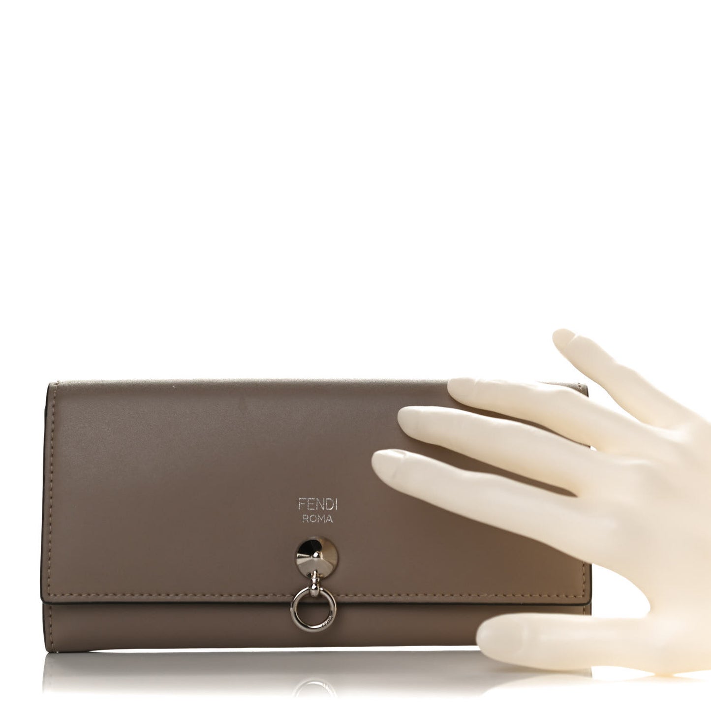 Vitello Liberty Century Lucido By The Way Continental Wallet Tortora