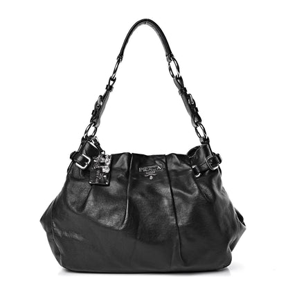 Prada Soft Calfskin Tote Black 1 of 13