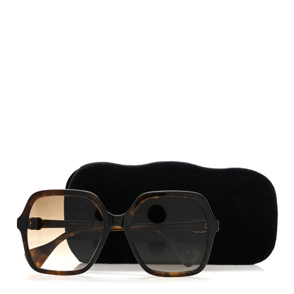Gucci Acetate Oversize Rectangle Frame GG1072SA Sunglasses Shiny Solid Tortoise 7 of 7