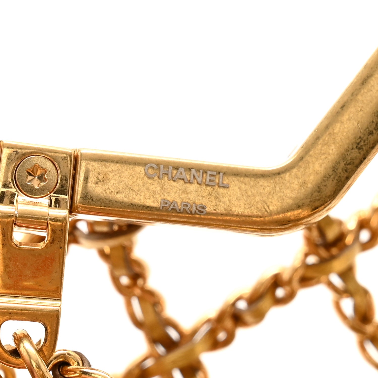 Chanel Metal CC Star Minaudiere Crossbody Gold 6 of 11