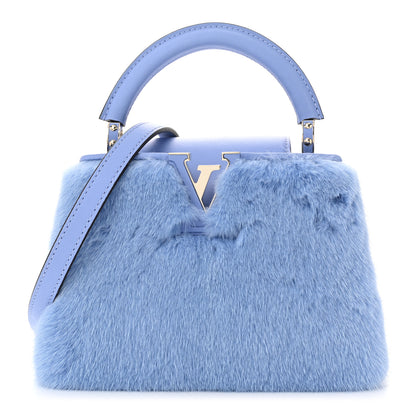 Louis Vuitton Mink Calfskin Capucines Mini Lilas Purple 1 of 10