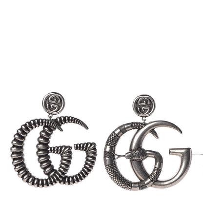 Gucci Interlocking GG Earrings Silver 1 of 4