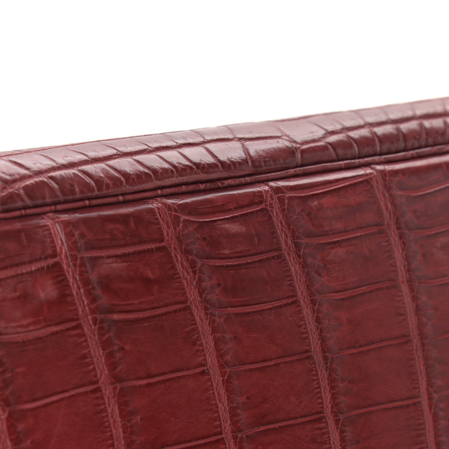 Hermes Matte Niloticus Crocodile Birkin 30 Rouge H 13 of 17