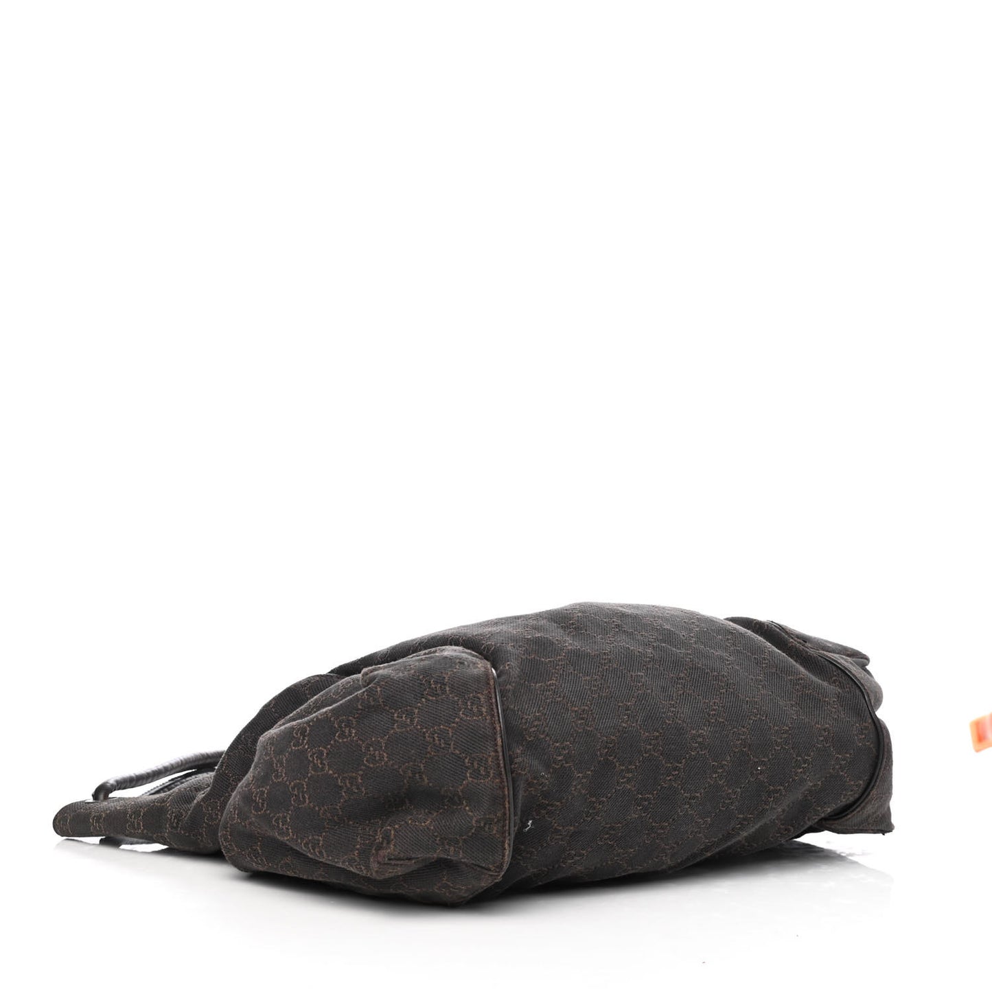 Canvas Monogram Shoulder Bag Brown