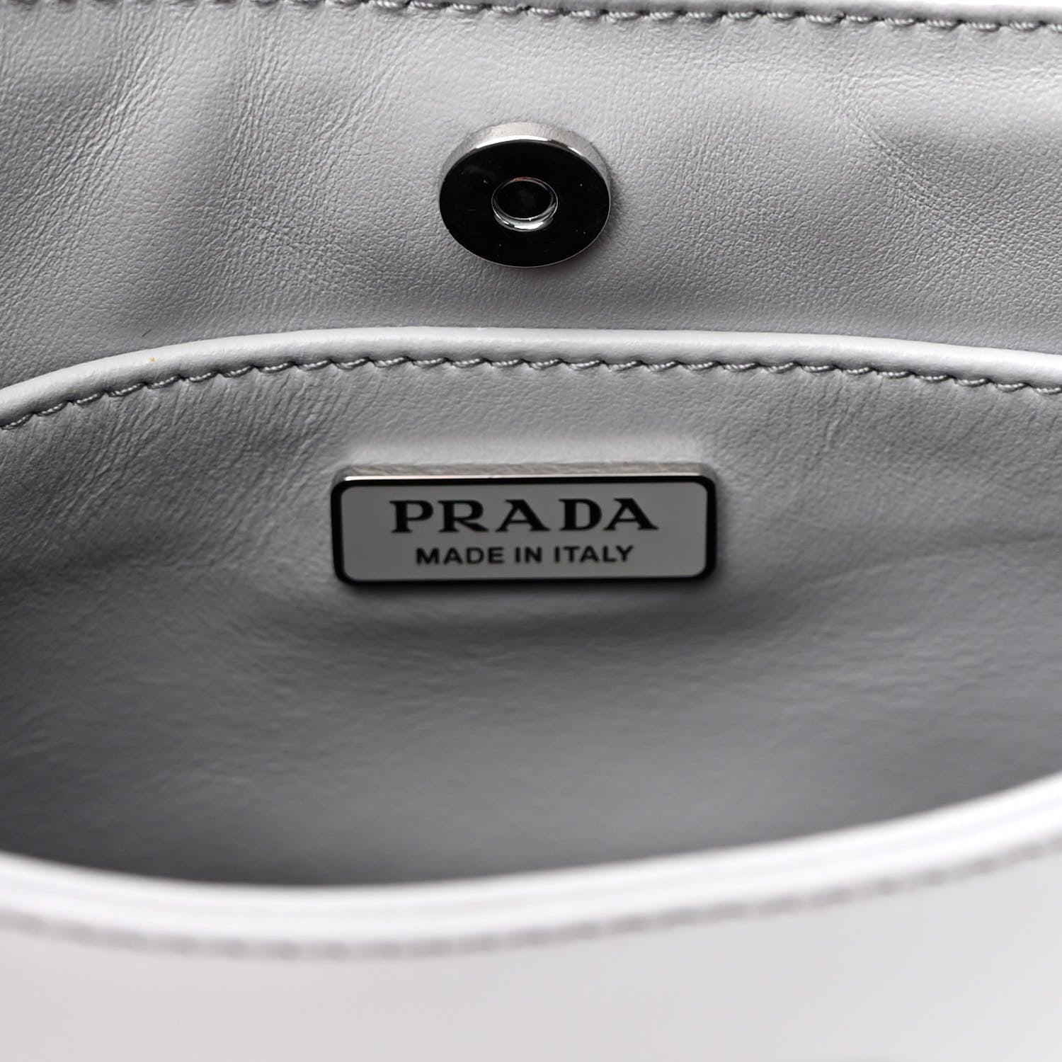 Prada Spazzolato Cleo Shoulder Bag Fiordaliso 6 of 9