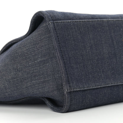 Chanel Denim Medium Deauville Tote Dark Blue 8 of 11