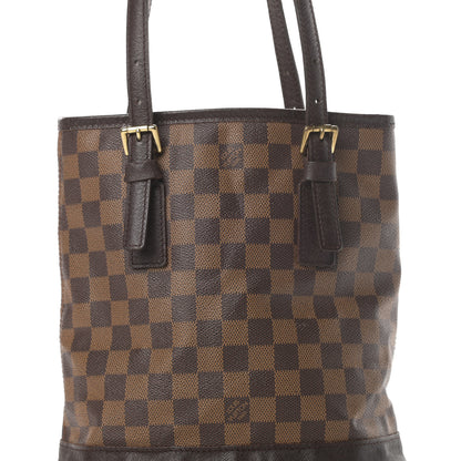 Louis Vuitton Damier Ebene Marais Bucket 23 8 of 13
