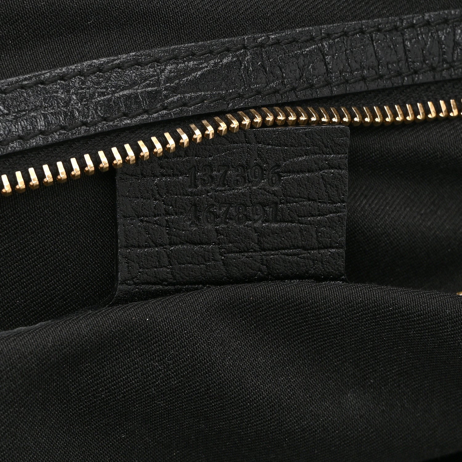 Gucci Denim Monogram Medium Jolicoeur Tote Black 7 of 10