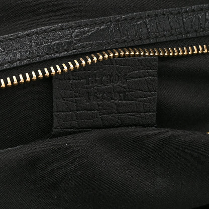 Gucci Denim Monogram Medium Jolicoeur Tote Black 7 of 10