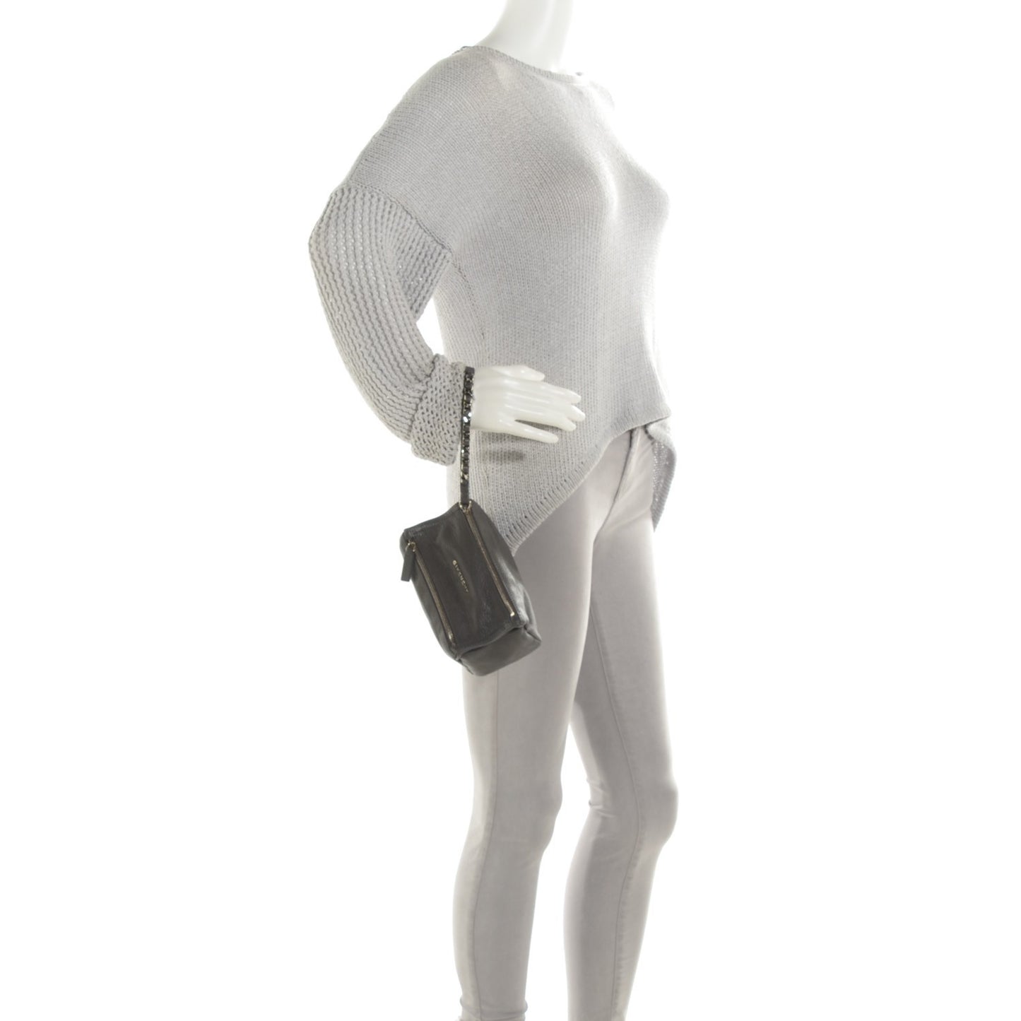 Sugar Goatskin Pandora Wristlet Elephant Grey