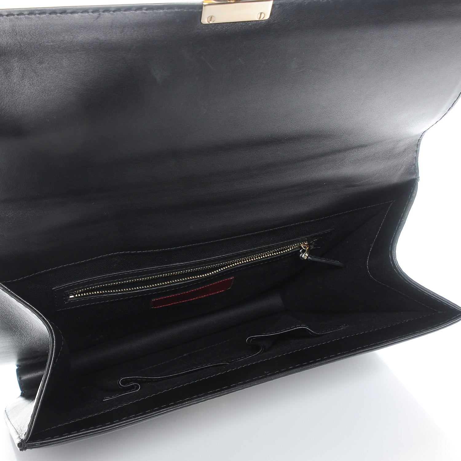 Valentino Garavani Vitello Large Glam Lock Rockstud Flap Black 5 of 7