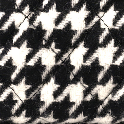 Chanel Tweed Houndstooth Quilted Nano Kelly Shopper Black White 8 of 11