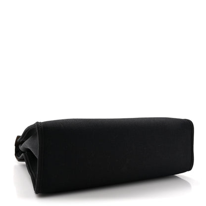 Hermes Military Toile Vache Hunter Herbag Zip PM 31 Black 5 of 19