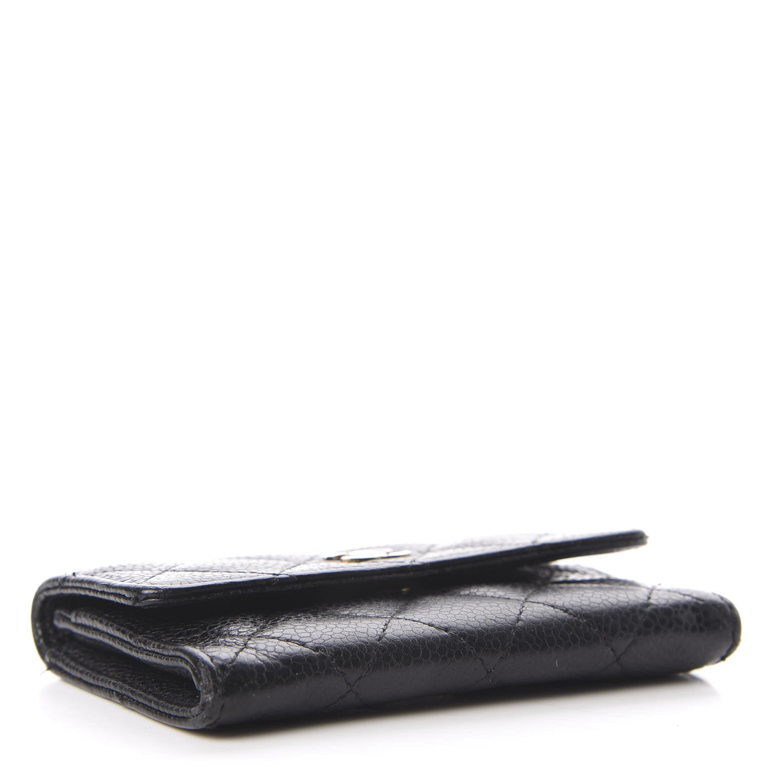 Chanel Caviar Quilted Flap Card Holder Black 4 of 11