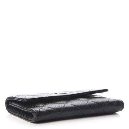 Chanel Caviar Quilted Flap Card Holder Black 4 of 11