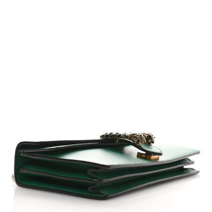 Gucci Pebbled Calfskin Small Dionysus Shoulder Bag Emerald 4 of 12