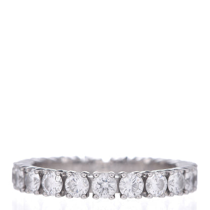 Cartier Platinum Diamond 1.47ct Destinee Wedding Band Ring 50 5.25 3 of 6