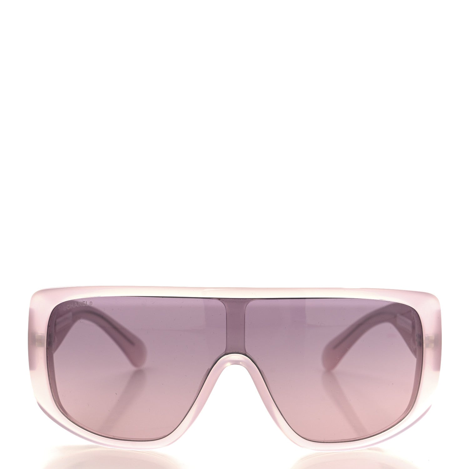 Chanel Acetate Shield Sunglasses 5495 Light Pink 2 of 7