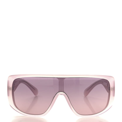 Chanel Acetate Shield Sunglasses 5495 Light Pink 2 of 7