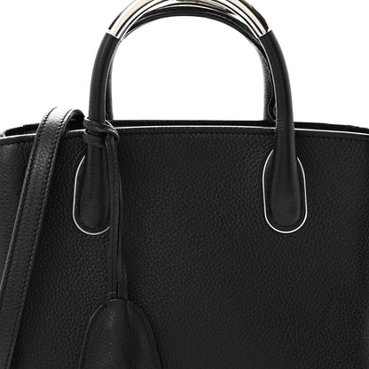Christian Dior Grained Calfskin Small Open Bar Tote Black 8 of 11