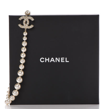 Chanel Graduated Pearl CC Short Necklace Gold 7 of 7