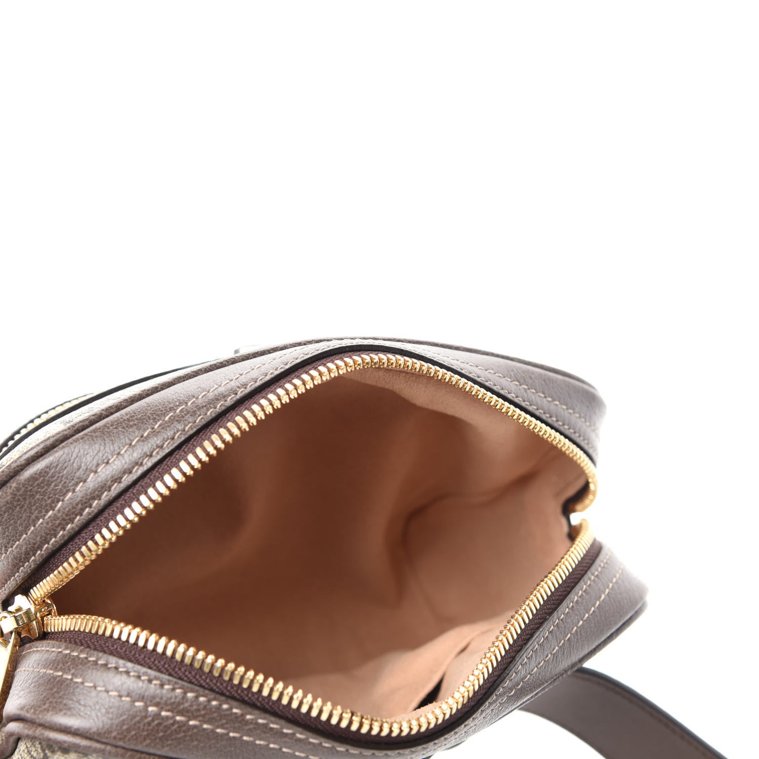 Gucci GG Supreme Monogram Web Small Ophidia Belt Bag 75 30 Dark Brown 5 of 10