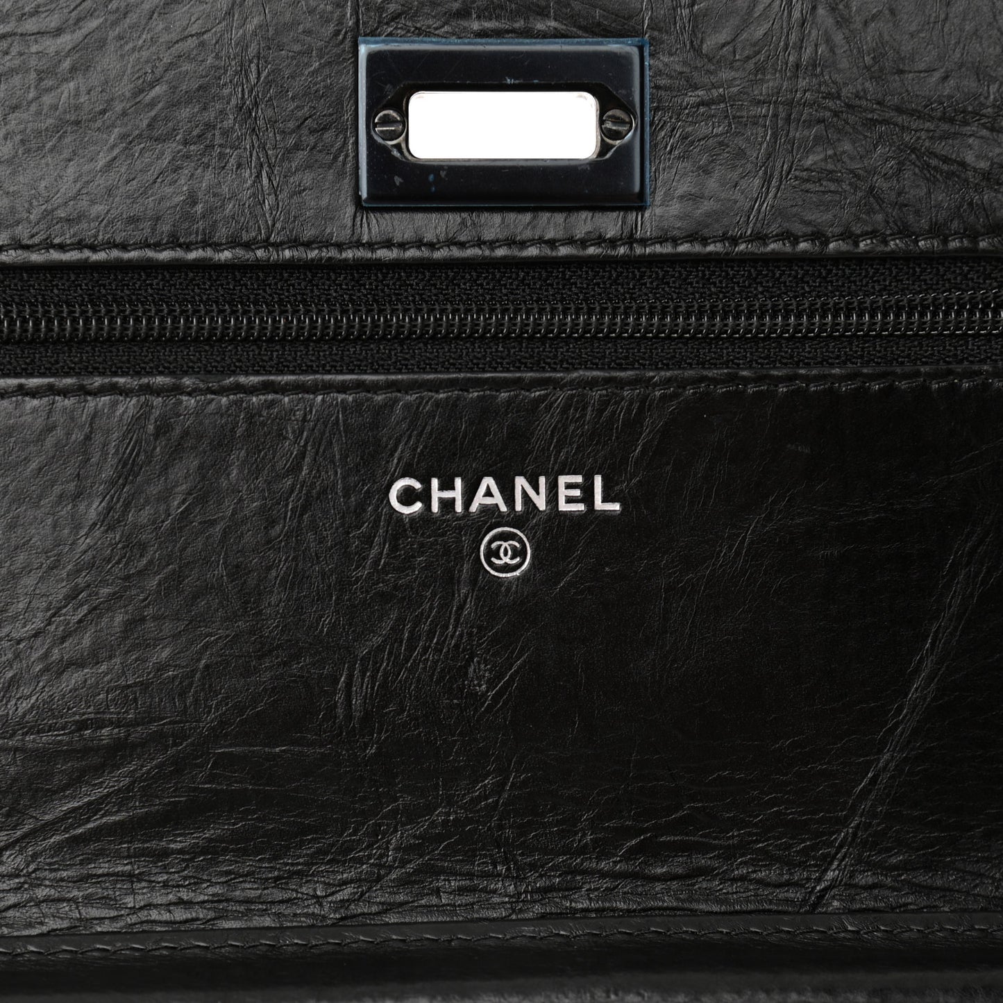 Aged Calfskin Quilted Reissue Wallet On Chain WOC So Black