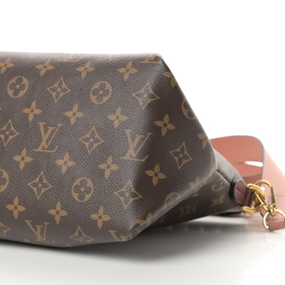 Louis Vuitton Monogram Beaubourg Hobo Mini Bordeaux Red Peach Safran Blue Jean Blue 10 of 10