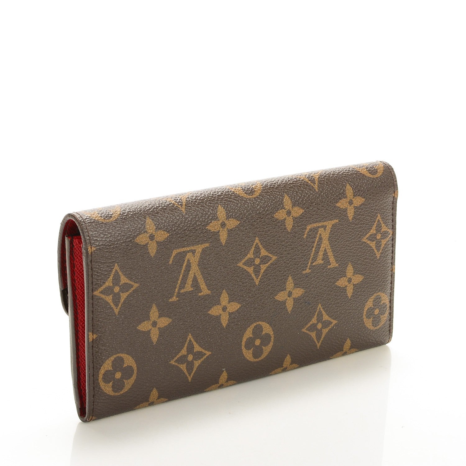 Louis Vuitton Monogram Emilie Wallet Red 3 of 7