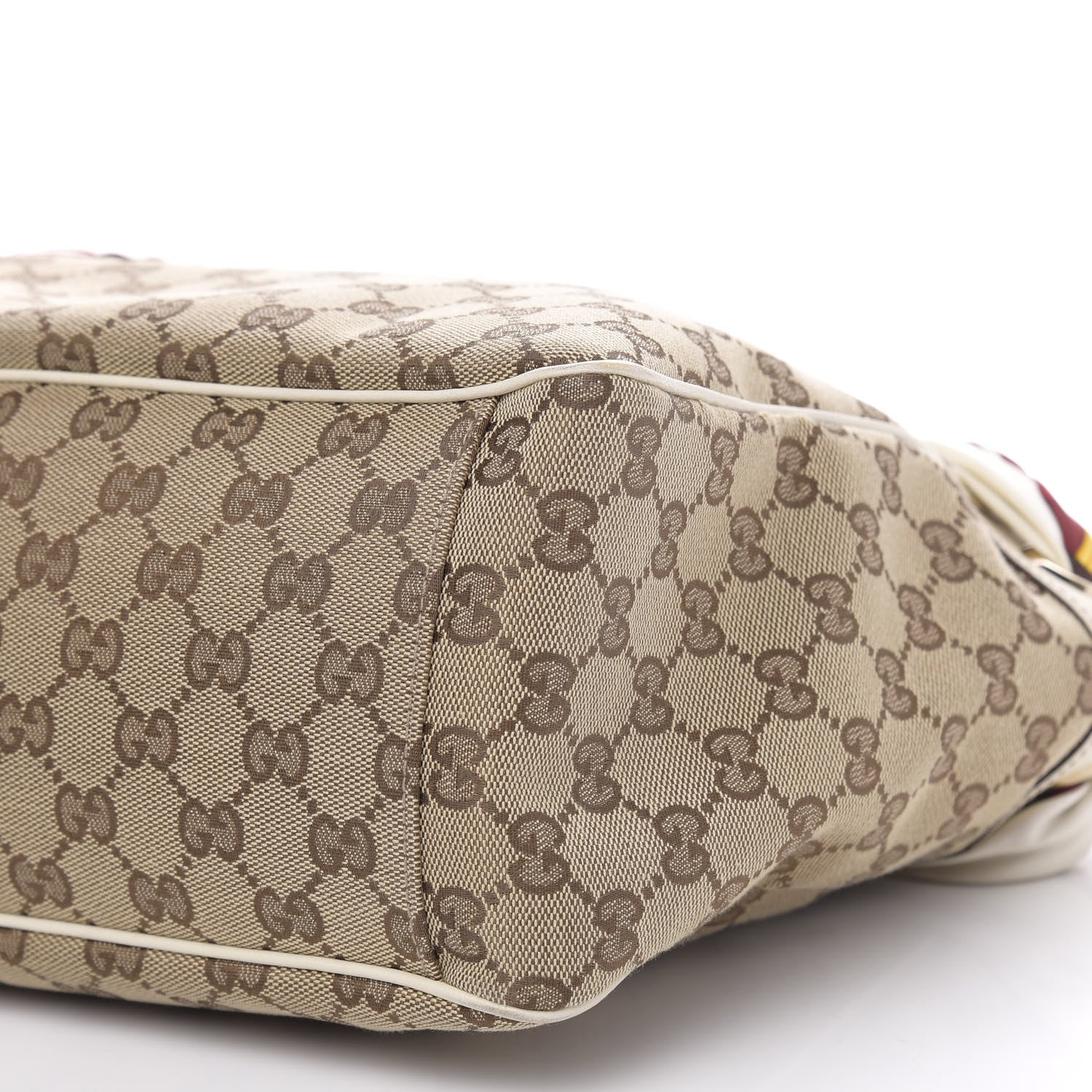Gucci Monogram Medium Positano Tote Off White 10 of 12