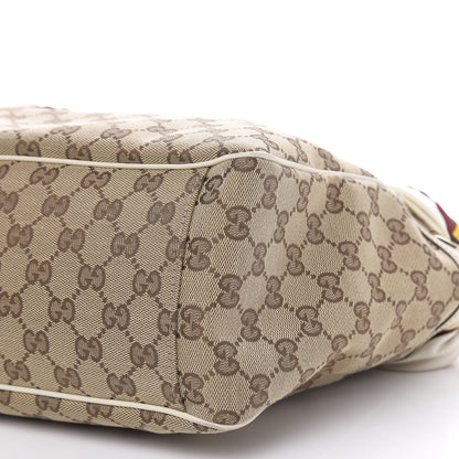 Gucci Monogram Medium Positano Tote Off White 10 of 12