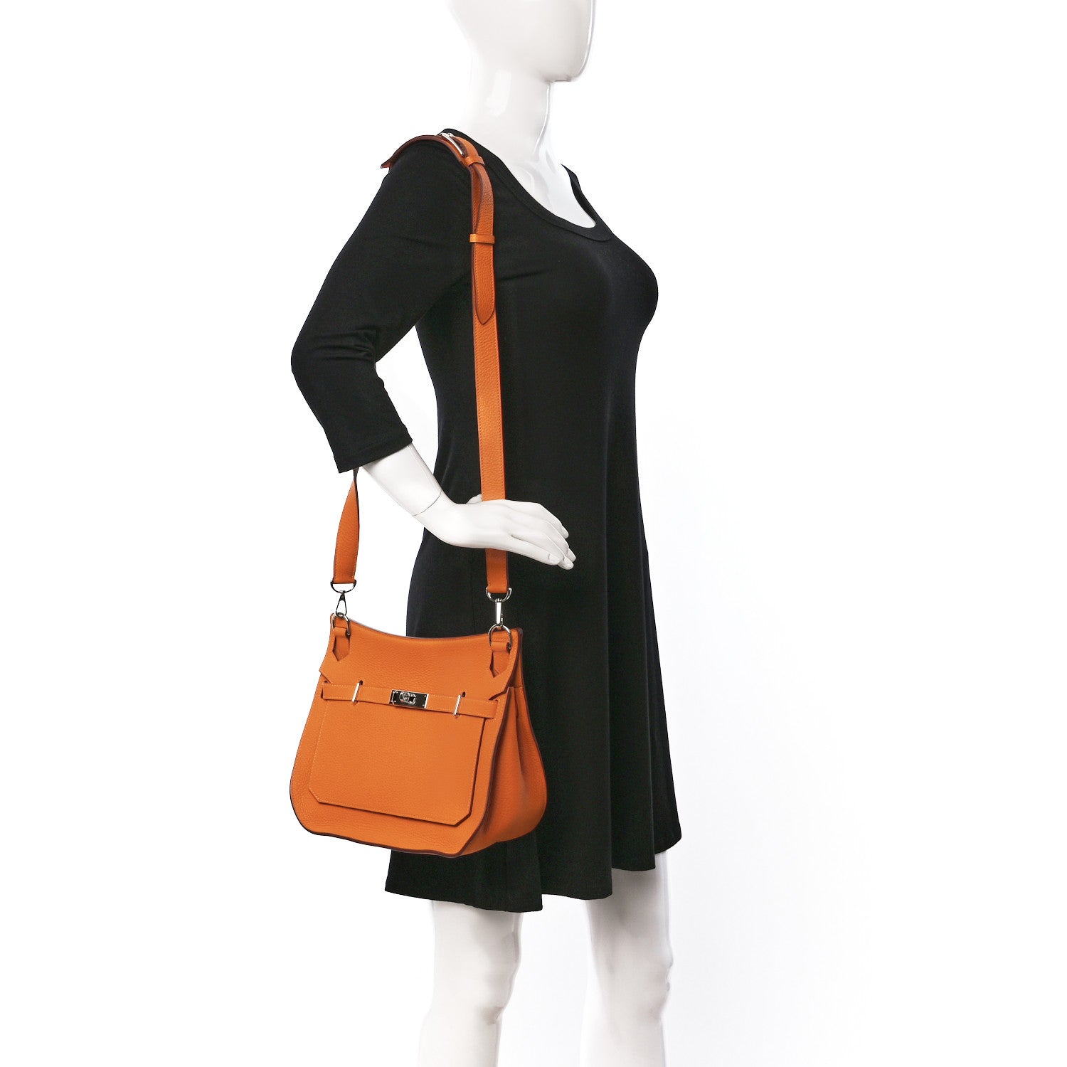Hermes Taurillon Clemence Jypsiere 28 Abricot 2 of 9